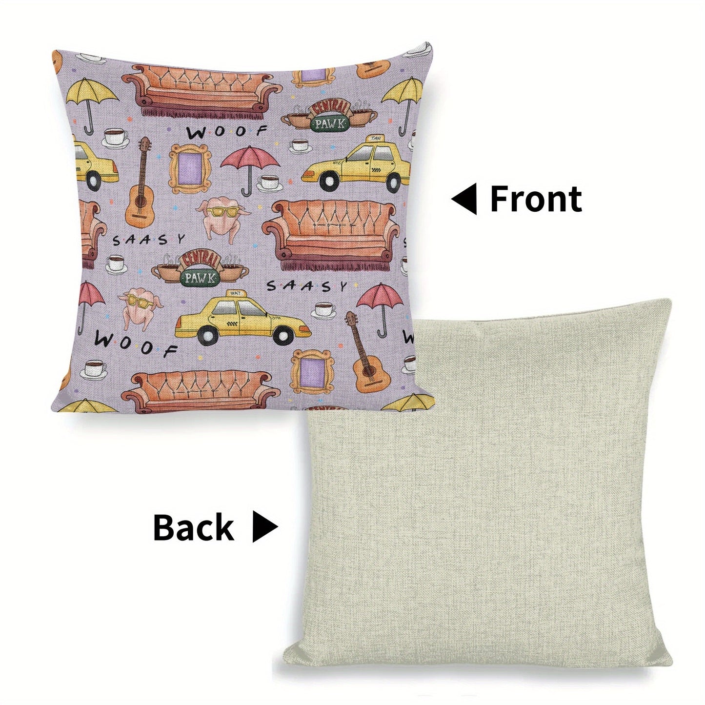 2pcs Modern style Friends TV show pillowcase
