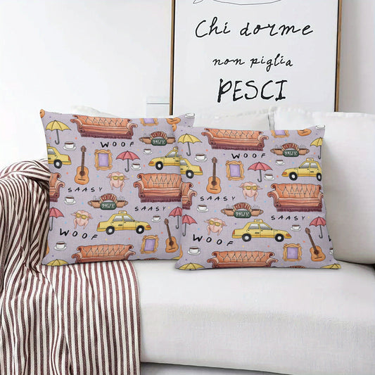 2pcs Modern style Friends TV show pillowcase