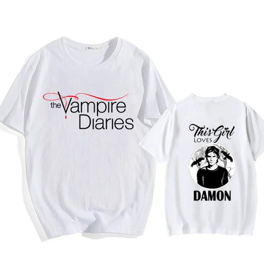 The Vampire Diaries Casual Loose T-shirt