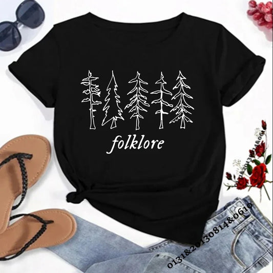 Folklore Taylor Swift Music Albums Tee Shirt