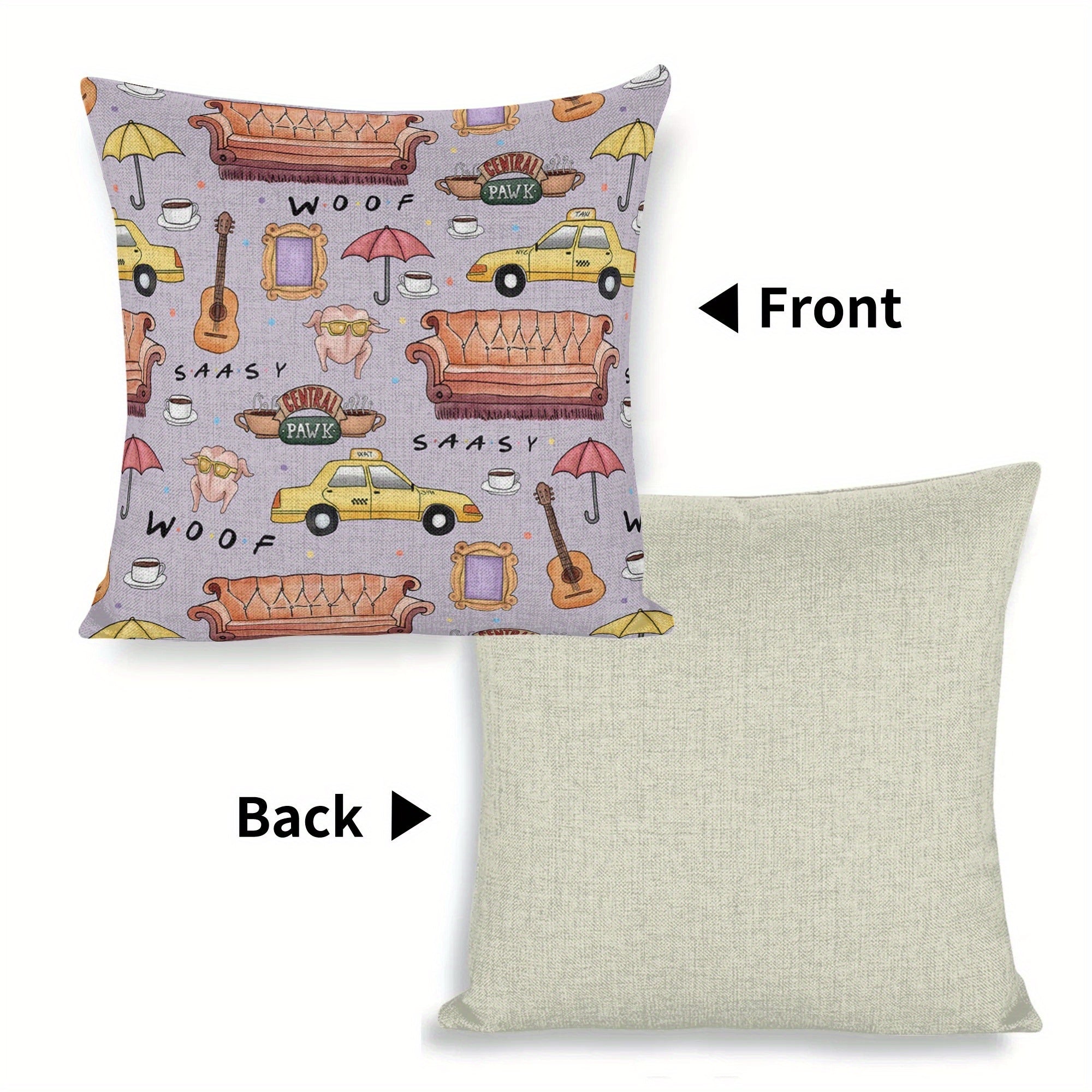 2pcs  Modern style Friends TV show pillowcase