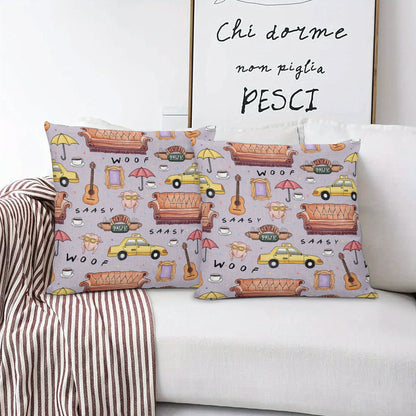 2pcs  Modern style Friends TV show pillowcase
