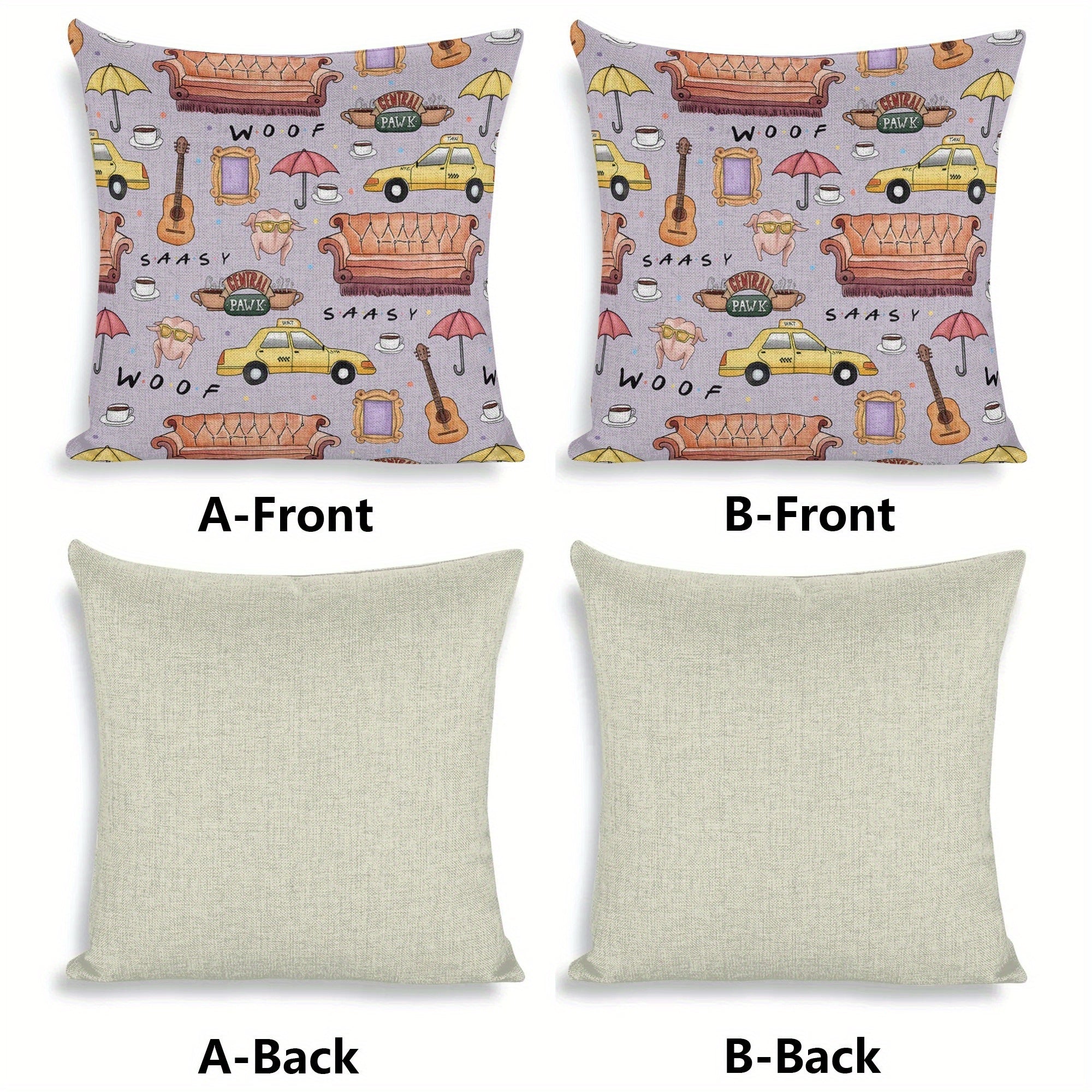 2pcs  Modern style Friends TV show pillowcase