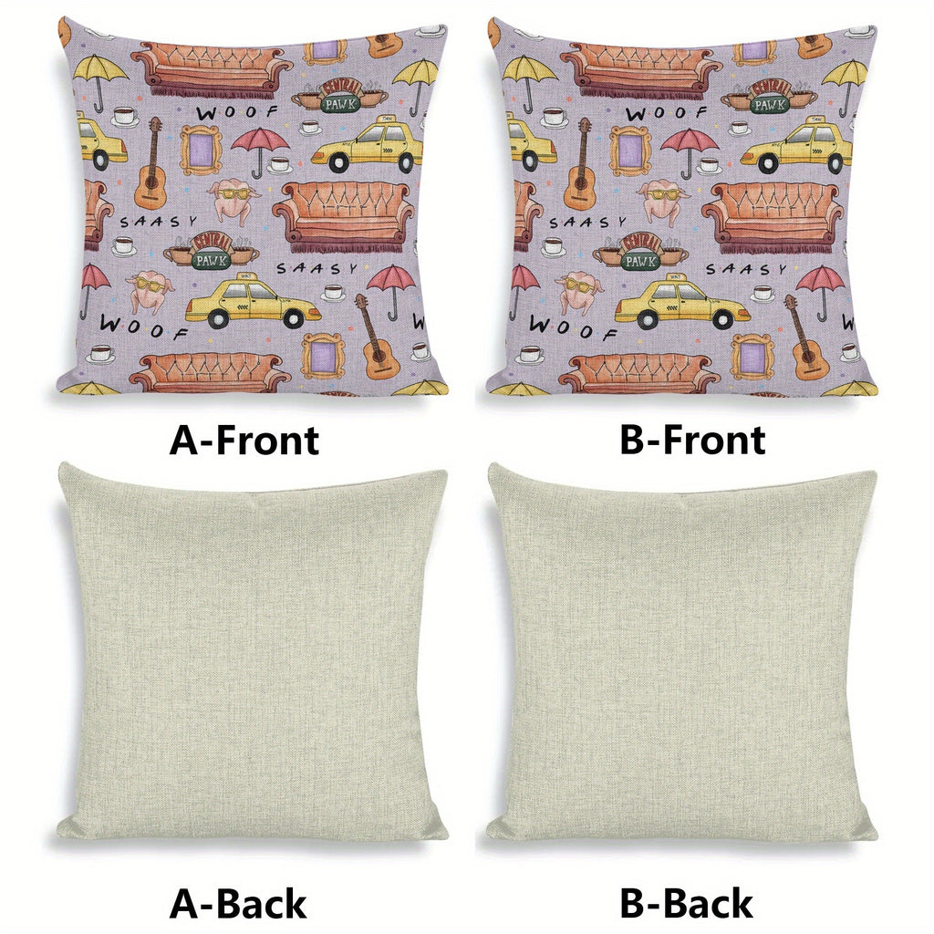 2pcs  Modern style Friends TV show pillowcase