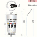 Friends inspire Stainless Steel Tumblers for Best Friends - Reusable, Hand Wash Only, Multipurpose,  Christmas Gifts