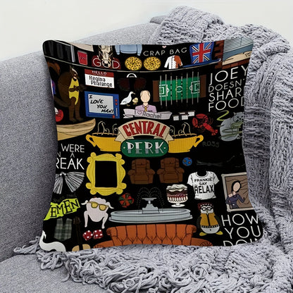 1pc Central Perk Friends TV Show Themed Pillowcase