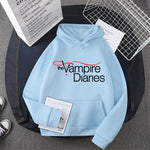 Unisex TVD Graphic Printed Casual Hoodie