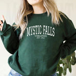 Women's Mystic Falls Printed Pullover Sweatshirt