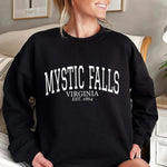 Women's Mystic Falls Printed Pullover Sweatshirt