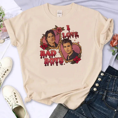 Women's TVD Graphic Printed Cotton T-shirt