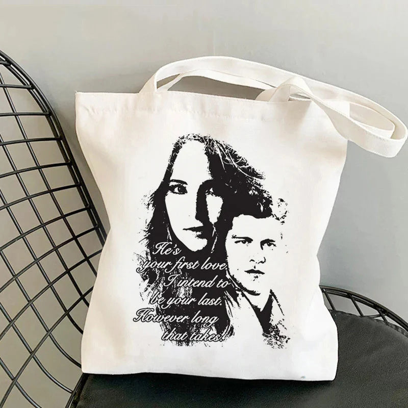 Trendy TVD Printed Canvas Shoulder Bag
