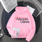 Unisex TVD Graphic Printed Casual Hoodie