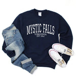 Women's Mystic Falls Printed Pullover Sweatshirt