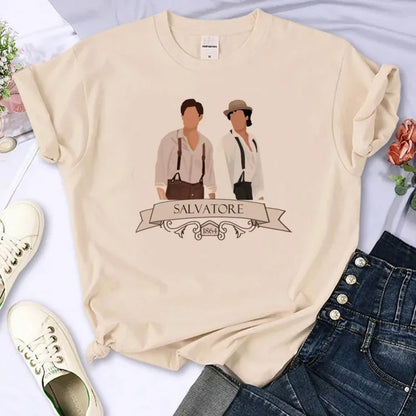 Women's TVD Graphic Printed Cotton T-shirt