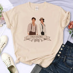 Women's TVD Graphic Printed Cotton T-shirt