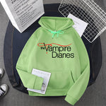 Unisex TVD Graphic Printed Casual Hoodie
