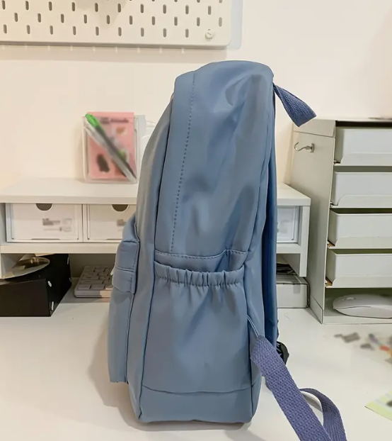 Casual Nylon Backpack with Vampire Diaries Print