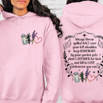 Salt Rosemary Lavender Love Print Sweatshirt