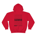 Damon Salvatore Letter Print Hoodie