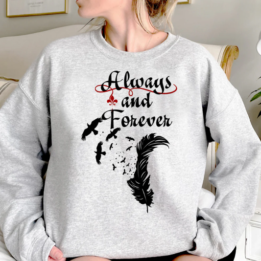 Women's TVD Printed Grey Sweatshirt