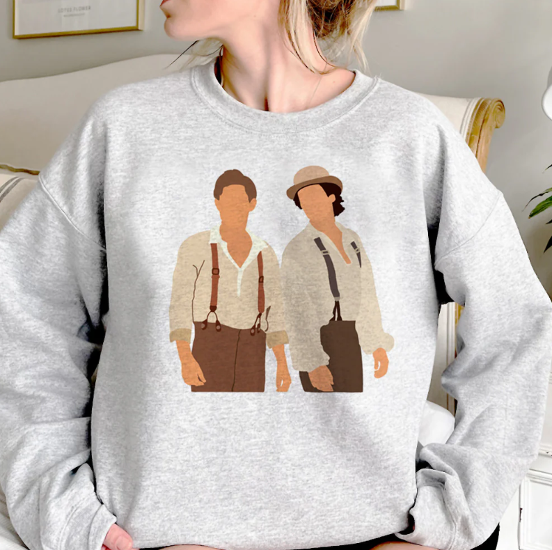 Women's TVD Printed Grey Sweatshirt