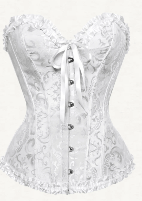 Palace Style Corset With Boning To Shape Waist And Push Up Bust