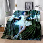 The Vampire Diaries Damon salvatore printed blanket