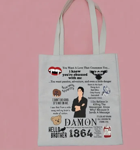Vampire Fan Canvas Tote Bag