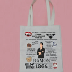 Vampire Fan Canvas Tote Bag