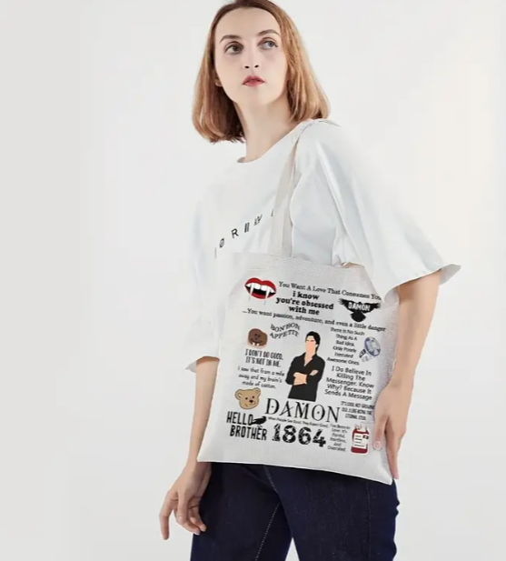 Vampire Fan Canvas Tote Bag