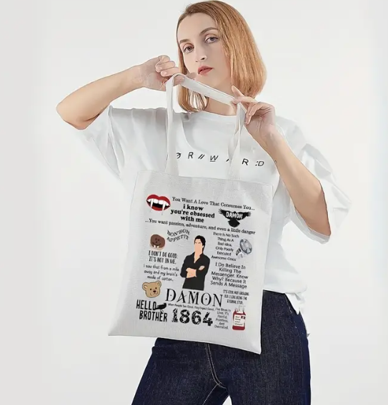 Vampire Fan Canvas Tote Bag