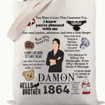 Vampire Fan Canvas Tote Bag