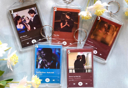 The Vampire Diaries Spotify keyrings | TVD | Salvatore | Delena keyring