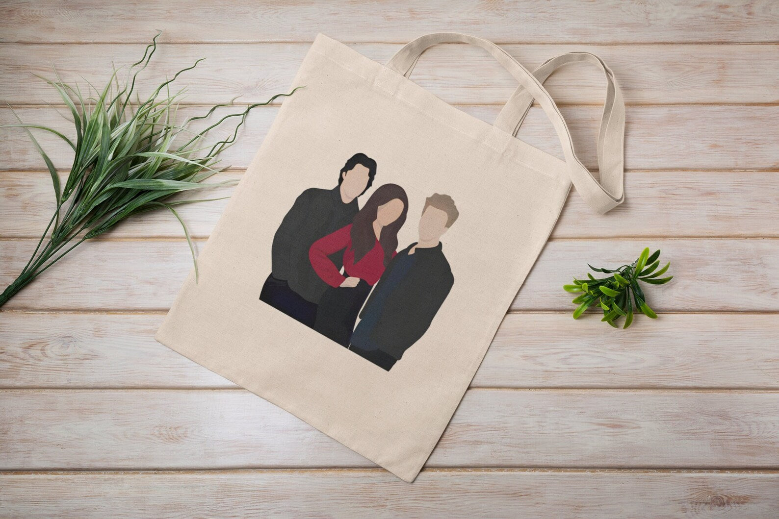 Trendy TVD Printed Canvas Shoulder Bag