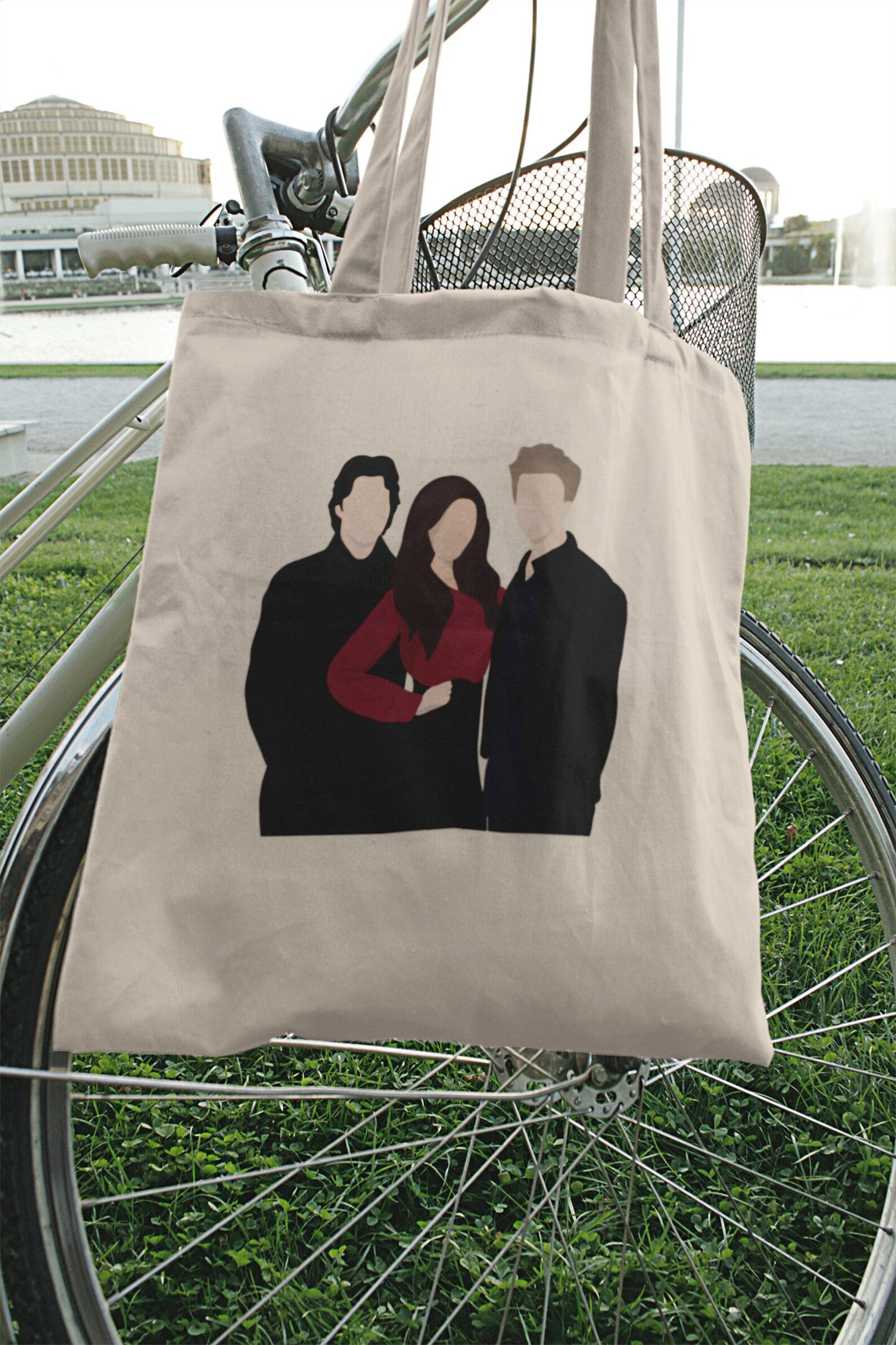 Trendy TVD Printed Canvas Shoulder Bag