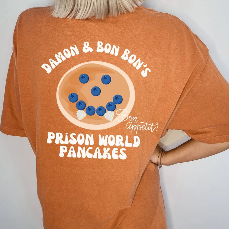 Retro Damons Pancakes Washed T-Shirt