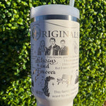 The Originals Laser Engraved Half Wrap 40oz Tumbler || TVDU || Mikaelson || Stanley || TVD