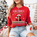 All I Want For Christmas Is Damon Salvatore, Vampire Diaries Sweatshirt,