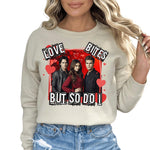 Love Bites Damon Elena Stefan Sweatshirt
