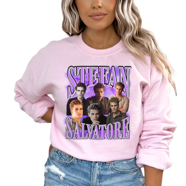 Stefan Salvatore Sweatshirt, The Vampire Diaries Sweatshirt, TVD Merch, Vampire Diaries Gift