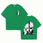 Satoru Gojo Print T-shirt Unisex Loose Short Sleeve Round Neck