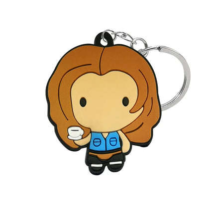 1PCS New Keychain Classic Old Friends Key Chain