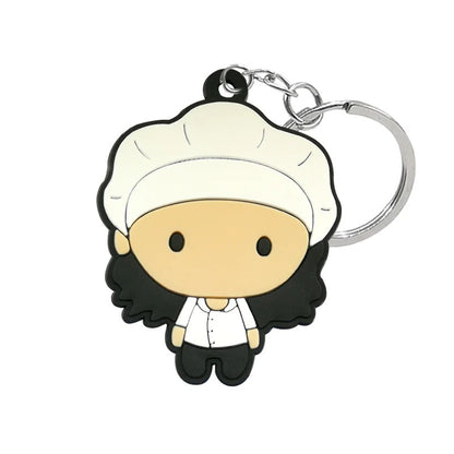 1PCS New Keychain Classic Old Friends Key Chain