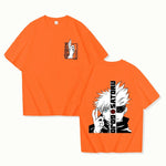 Satoru Gojo Print T-shirt Unisex Loose Short Sleeve Round Neck