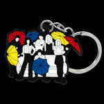 1PCS New Keychain Classic Old Friends Key Chain