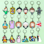 1PCS New Keychain Classic Old Friends Key Chain