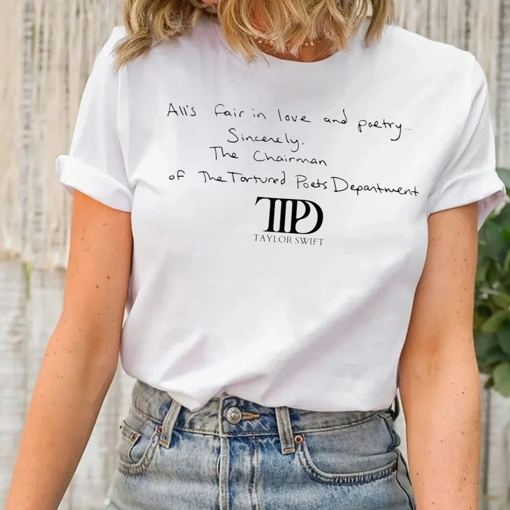 All’s Fair in Love and Poetry T-shirts