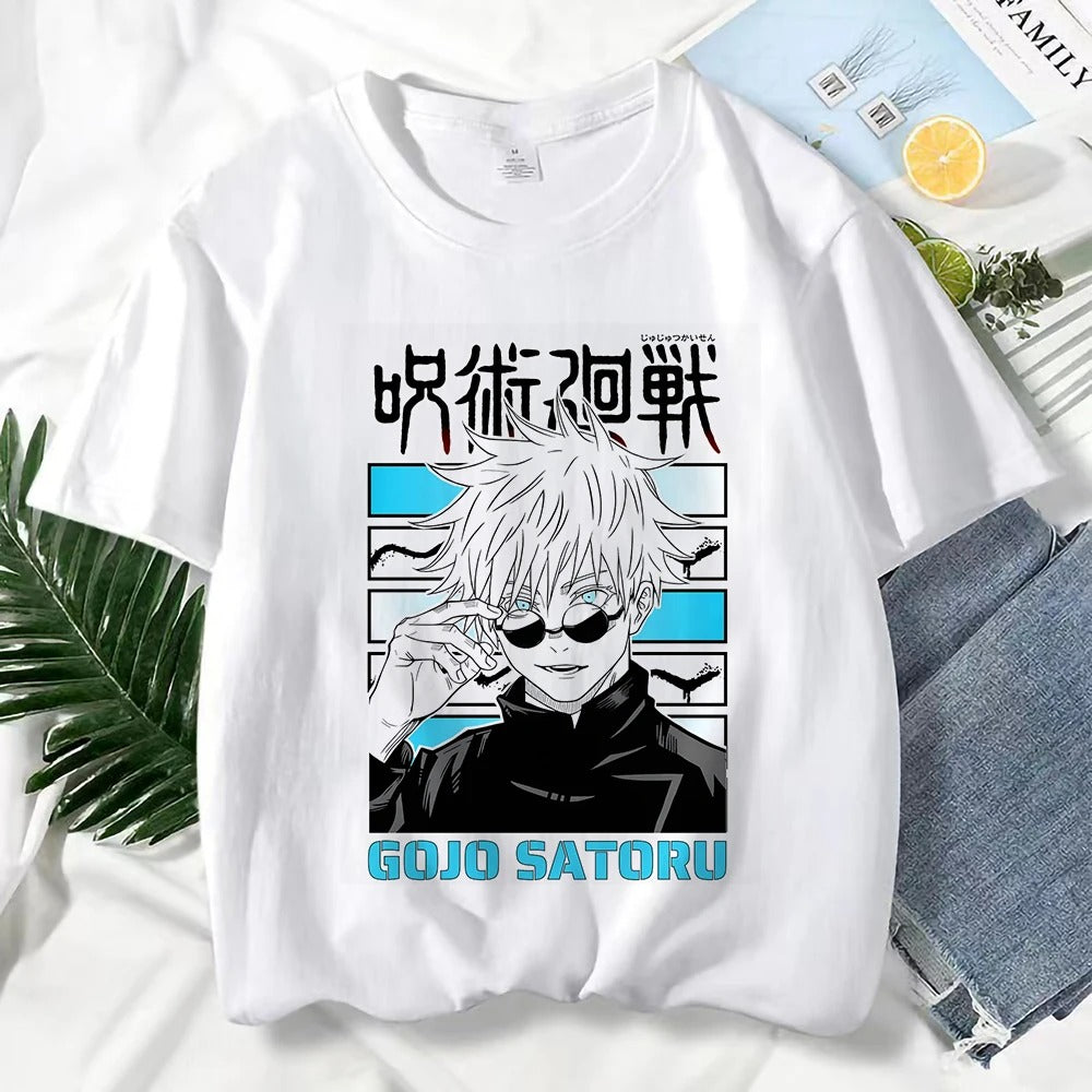Gojo Satoru Print Graphic T Shirts Unisex Harajuku Fashion