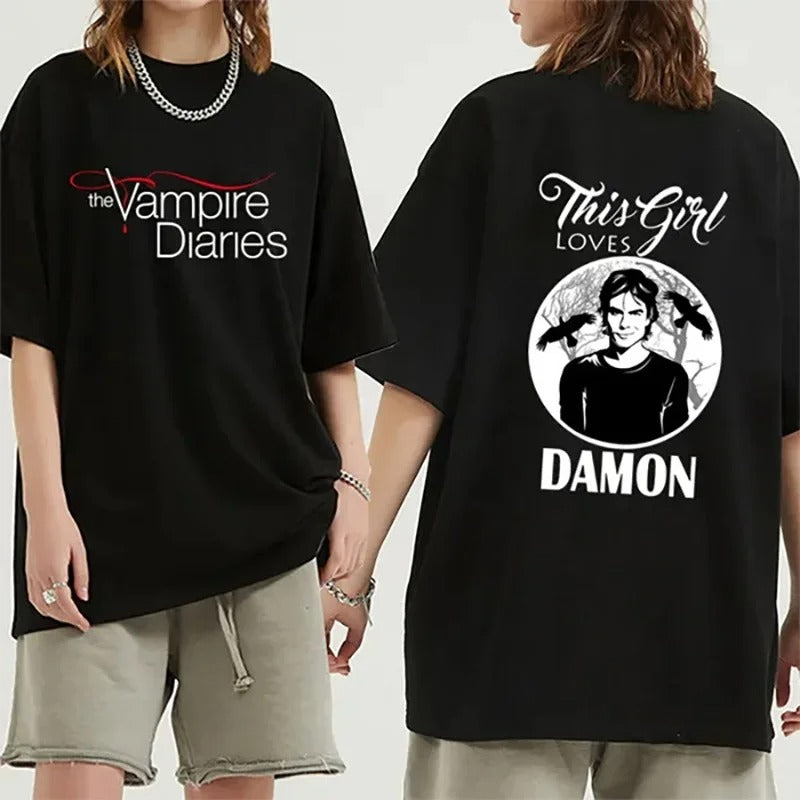The Vampire Diaries  Casual Loose T-shirt