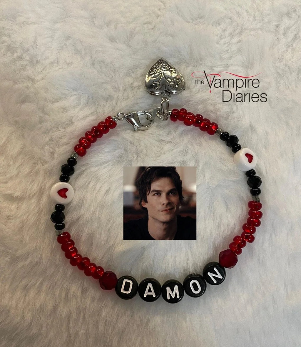 Damon, Stefan Salvatore, Klaus, Elijah inspired beaded bracelets